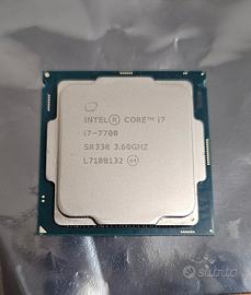cpu intel i7 7700 funzionante