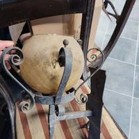 Lampadario in ferro battuto