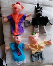 Marionette da mano "I tre porcellini"