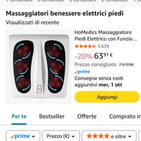 Massaggiatore elettrico piedi con funzione calore