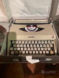 Macchina da scrivere Antares Vintage con custodia