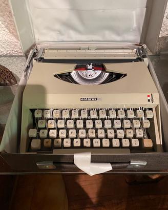 Macchina da scrivere Antares Vintage con custodia