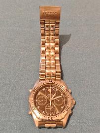 Orologio Seiko fasi lunari 7T36 6A40 in acciaio