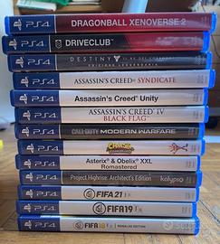 Lotto 13 Giochi PS4 – Assassin's Creed, COD, Crash