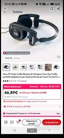 koss cuffie bluetooth wireless alta qalita