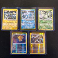 Lotto 5 carte Pokémon vintage Arceus set
