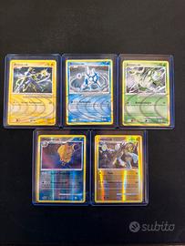 Lotto 5 carte Pokémon vintage Arceus set