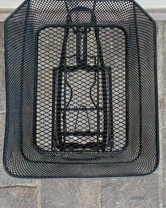 Cestino con supporto per ebike ruota da 27.5 
