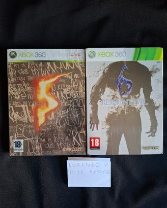 resident evil 6 xbox 360 steelbook