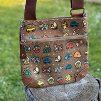 Borsa a tracolla in pelle BRACCIALINI marrone