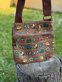 Borsa a tracolla in pelle BRACCIALINI marrone