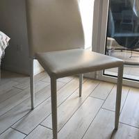 Sedie bianche ecopelle