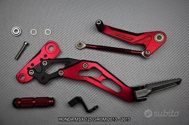 Pedane arretrate HONDA MSX GROM 125 2013 - 2015