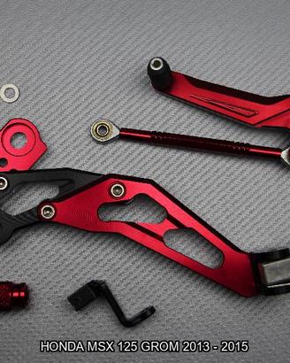 Pedane arretrate HONDA MSX GROM 125 2013 - 2015