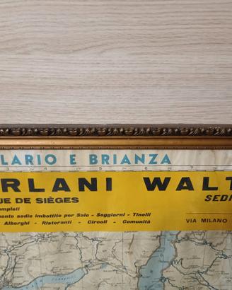 Stampa con cornice anni 60