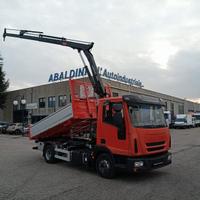 Iveco Eurocargo 75 E6 gru e ribaltabile