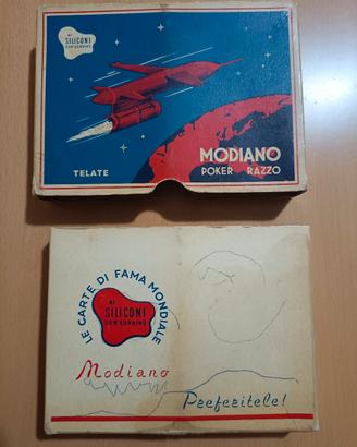 carte da gioco Modiano poker razzo 1966