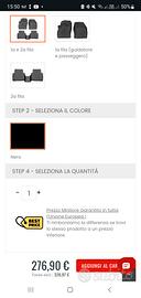 Kit Tappeti WeatherTech per Audi Q3 SportBack