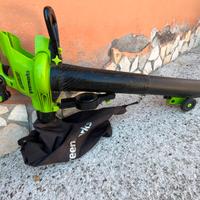 Soffiatore, aspira e trita foglie