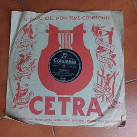 vinile 78 giri   anno 50