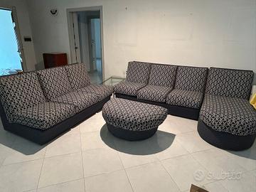 Divano ad angolo componibile 