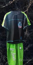 Completo Maglia e Pantalone LP Nero e Verde Tg S