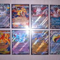Lotto di 8 Carte Pokemon Mega Charizard Y Ex 022