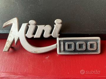 Innocenti Mini  1000 : Logo in metallo