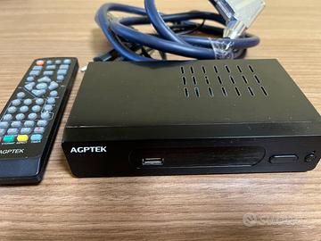 Decoder DVB-T2 RECEIVER AGPTEK con telecomando