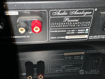 Amplificatore audioanalogue puccini prima edizione