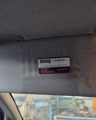 Aletta Parasole Sinistra Per Fiat Punto 188 (1999-2010) – Con Gancio Di Fissaggio, Lato Guida