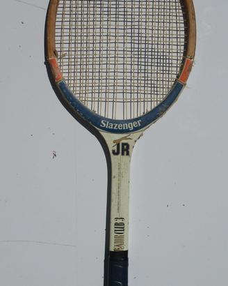 Racchetta Tennis Vintage in legno Slazenger Junior