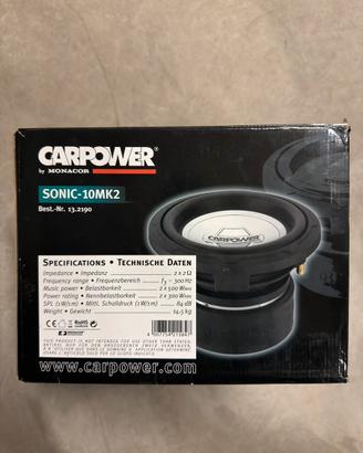 Kit car audio completo sub + ampli Soundstream