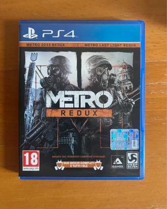 Metro Redux ps4 come nuovo