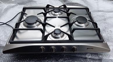 piano cottura Smeg a 4 fuochi