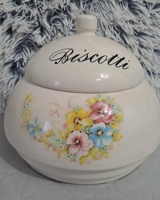 Biscottiera in ceramica 