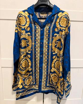 Camicia in seta pura Versace