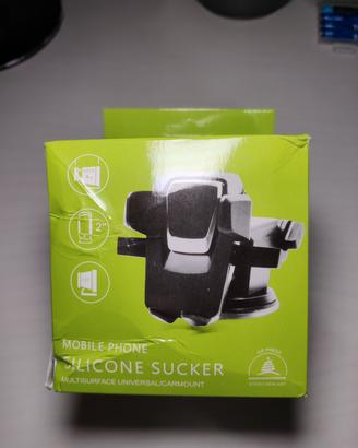 Porta smartphone da auto con ventosa 