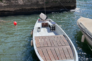 Barca a motore 15.cv autosvuotante