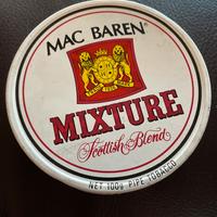 Latta tabacco da pipa vintage vuota