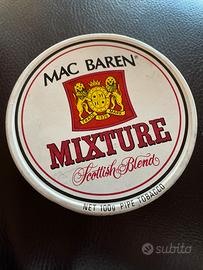 Latta tabacco da pipa vintage vuota