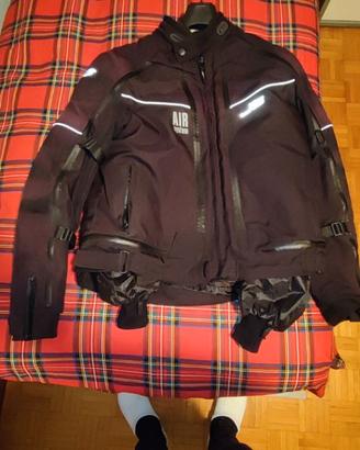 Giacca e pantaloni moto 3 strati
