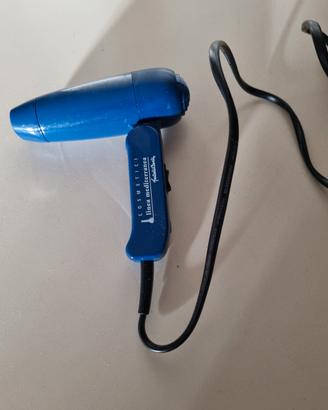 Asciugacapelli da viaggio blu