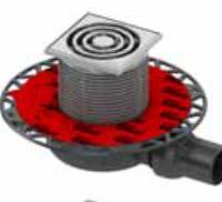 Griglia di drenaggio pozzetto 10x10 acciaio, nuova