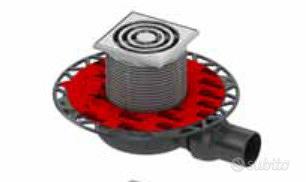 Griglia di drenaggio pozzetto 10x10 acciaio, nuova