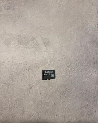 Scheda MicroSD SanDisk 4GB microSDHC Class 4