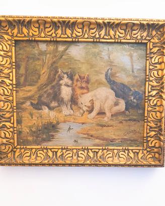 Quadro olio si tela
