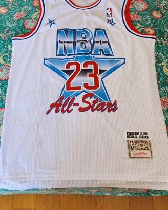 Maglia Micheal Jordan All-Stars autografata con CO