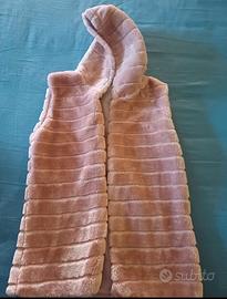 Smanicato pelliccia acrilica tg 14 anni ottime con