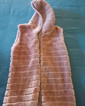 Smanicato pelliccia acrilica tg 14 anni ottime con